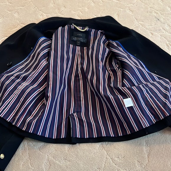 J. Crew Cropped double-breasted peacoat / 6 / BLACK - Picture 5 of 9